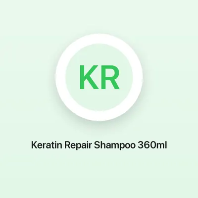 Keratin Repair Shampoo 360ml
